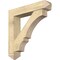 Ekena Millwork Balboa Arts and Crafts Rough Sawn Bracket w/ Offset Brace, Douglas Fir, 8"W x 40"D x 40"H BKT0806X40X40BOA03RDF - alternate 1